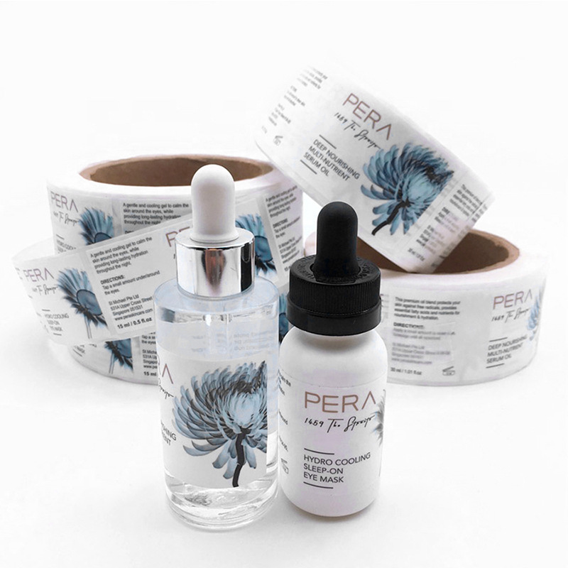 Cosmetic Bottle Seal & Tamper Labels